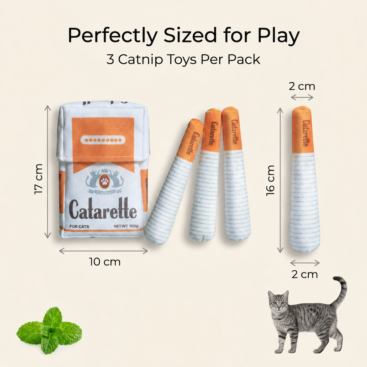 PurrPuff™ Catnip Cigarette Toy